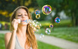 Photo: As easy as blowing bubbles. As easy as blowing bubbles.