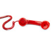 Telephone receiver and cord