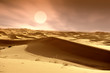desert dune silhouette background