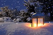 Laterne am Weihnachtsabend Laterne am Weihnachtsabend