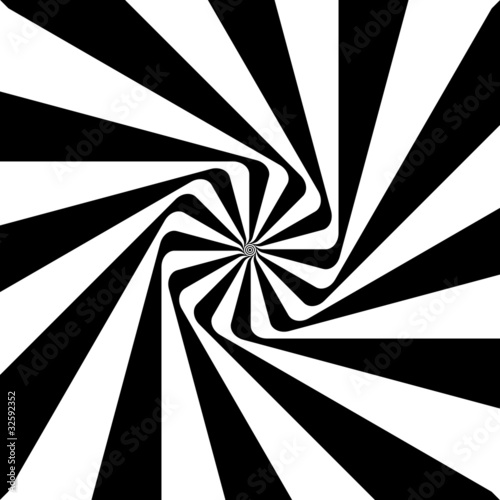 Illustration: Illusion, schwarz weiß Muster Illusion, schwarz weiß Muster