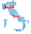 map of Italy
