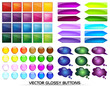 Vector Glossy Buttons
