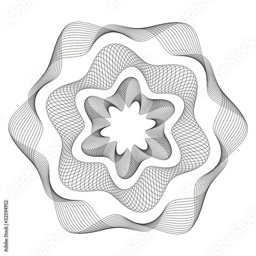 Vektor: Guilloche - Rosette, Symbol, Rosetta, Sicherheit, Zertifikat Guilloche - Rosette, Symbol, Rosetta, Sicherheit, Zertifikat