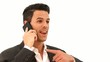 Business Man on the phone Business Man on the phone