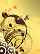 Floral abstract background.