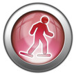 Red glossy 3D effect button "Snowshoeing"