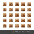 Holz Buttons