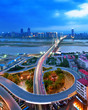 Night view of city