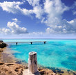 illeta wooden pier turquoise sea Formentera