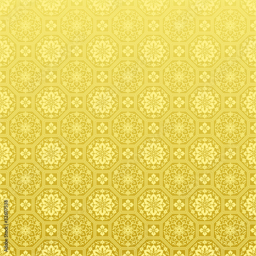 Vector: Chinese golden background Chinese golden background