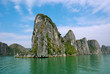 Picturesque sea landscape. Ha Long Bay, Vietnam Picturesque sea landscape. Ha Long Bay, Vietnam