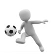 Fussball schiessen