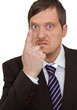 Erhobener Zeigefinger