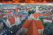 Storm approaching Munich, Germany Storm approaching Munich, Germany