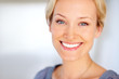 Portrait of a cute young female smiling