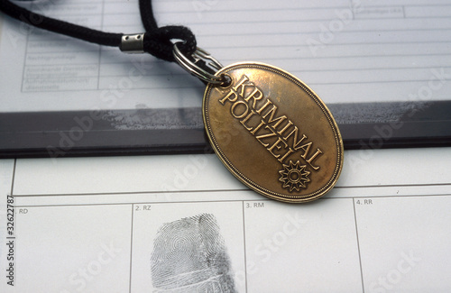 Photo: Kriminalität Symbolfoto Fingerabdruck Kriminalität Symbolfoto Fingerabdruck