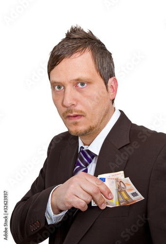 Foto: Geld einschieben Geld einschieben