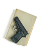 Gun and book