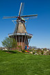 Working dutch windmill on display for visitors Working dutch windmill on display for visitors