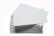 Stack of blank white business cards Stack of blank white business cards