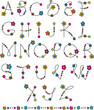 flower latin alphabet flower latin alphabet