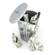 Geld verschwendung
