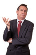 Annoyed Middle Age Business Man in Suit
