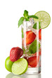 Strawberry mojito cocktail Strawberry mojito cocktail