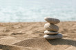 Entspannung am Strand | Steine im Sand