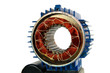 Motor, isolated on a white background