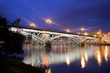 Sevillie, panorama of the old Triana Bridge. Sevillie, panorama of the old Triana Bridge.