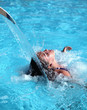 Beautiful woman on a spa day, hydrotherapy Beautiful woman on a spa day, hydrotherapy