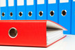 File folder with documents and documents