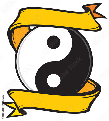 jing jang ying yang tattoo symbol