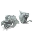 2 Papierkneuel