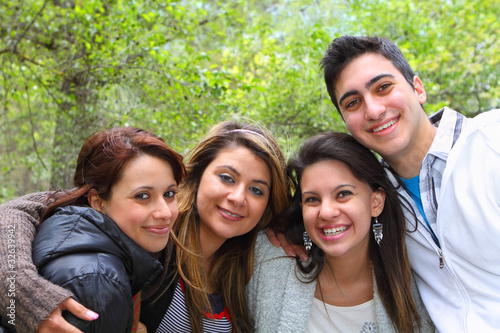 Photo: 4 Friends Smiling Together 4 Friends Smiling Together