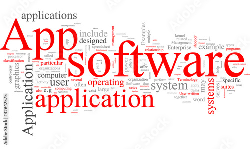 Illustration: App Application software App Application software