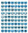 Web blue icons