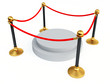 Gold stanchions