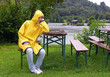 Allein im Regen