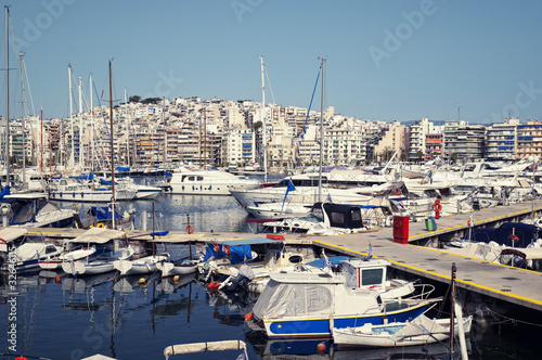 Photo: Piraeus Marina in Athens, Greece Piraeus Marina in Athens, Greece