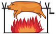 roasted pig
