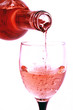 Verre de rosé