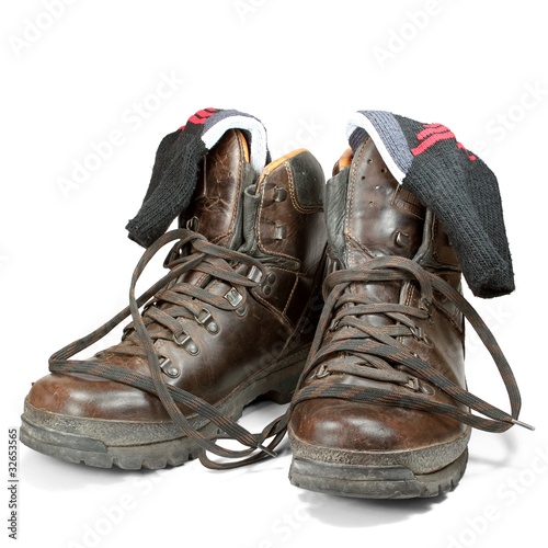 Photo: 2 Wanderschuhe 2 Wanderschuhe