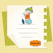 baby arrival announcement card