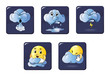 Weather icon set