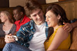 Happy young couple in love