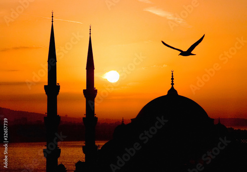 Foto: View of Sultanahmet by night, Istanbul View of Sultanahmet by night, Istanbul