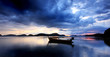 Sunset at rawai bay thailand Sunset at rawai bay thailand